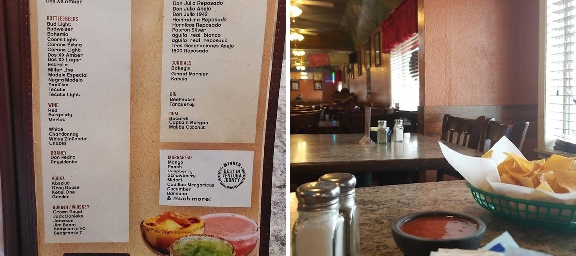 Vallarta Restaurant Menu